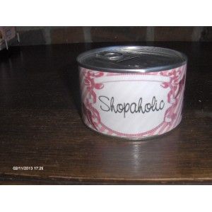 Spaarblik  "shopaholic